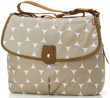 Babymel Satchel Diaper Bag - Beige Dot - BM910
