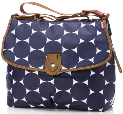 Babymel Satchel Diaper Bag - Navy Dot - BM911