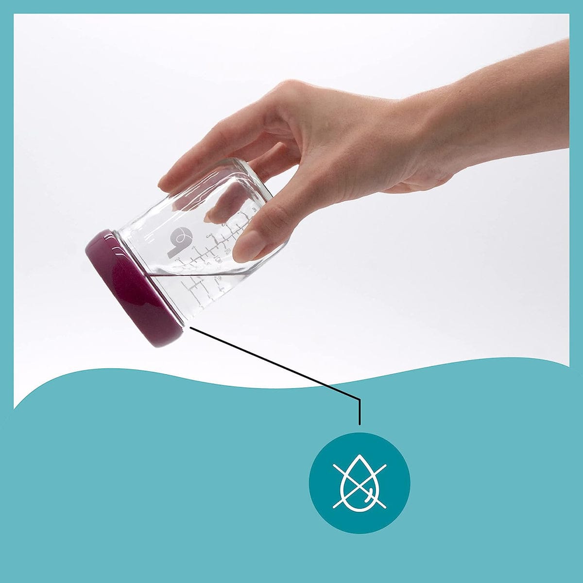 Babymoov Babybols Glass Food Storage Multiset (4 x 4oz + 4 x 8oz) - A004312