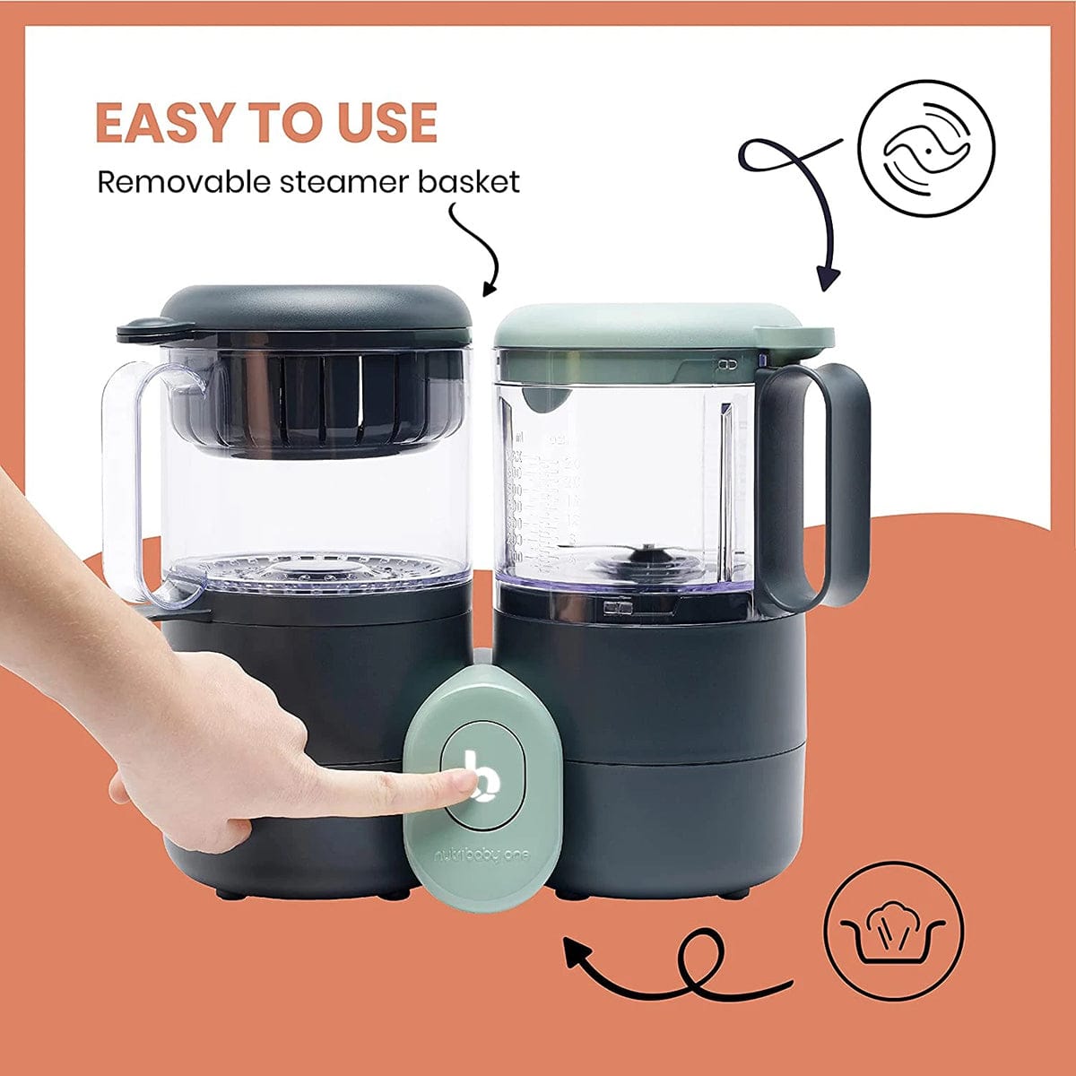 Babymoov Duo Meal Lite All In One Baby Food Maker - A001133