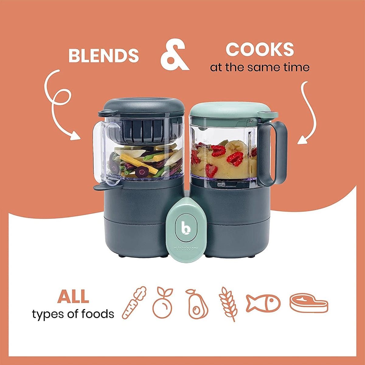 Babymoov Duo Meal Lite All In One Baby Food Maker - A001133