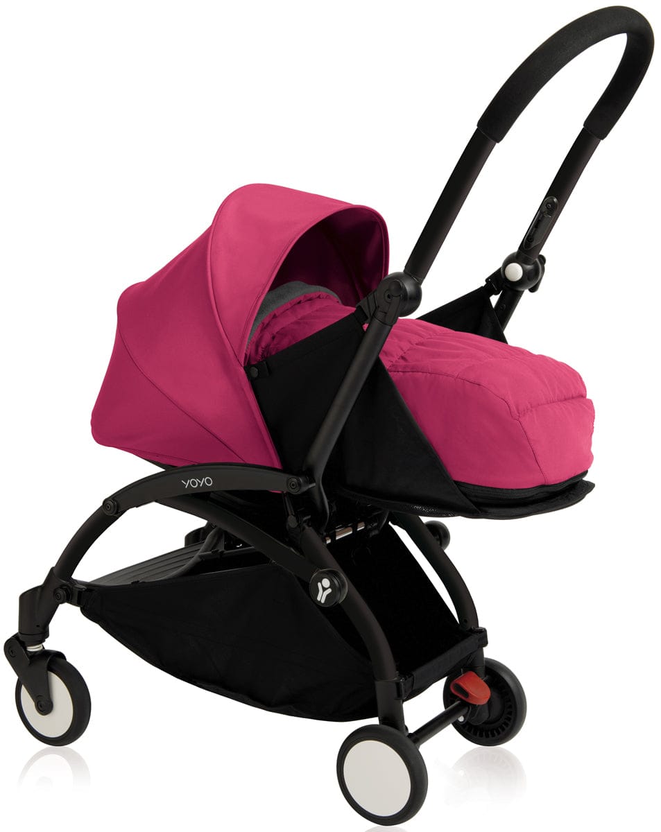 Babyzen 2018 Yoyo+ 0+ Newborn Stroller - Black / Pink
