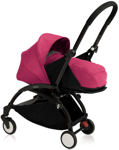 Babyzen 2018 Yoyo+ 0+ Newborn Stroller - Black / Pink