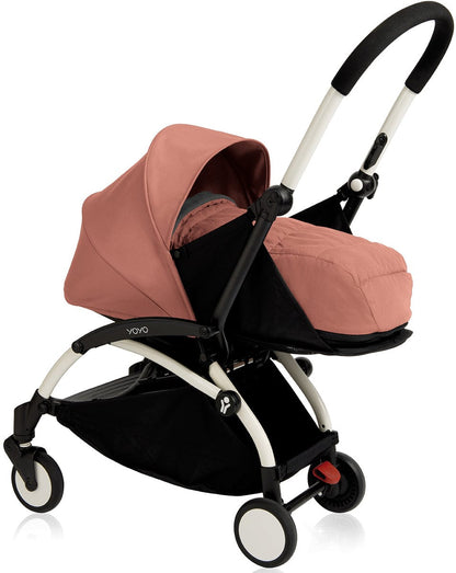 Babyzen 2018 Yoyo+ 0+ Newborn Compact Stroller - White / Ginger