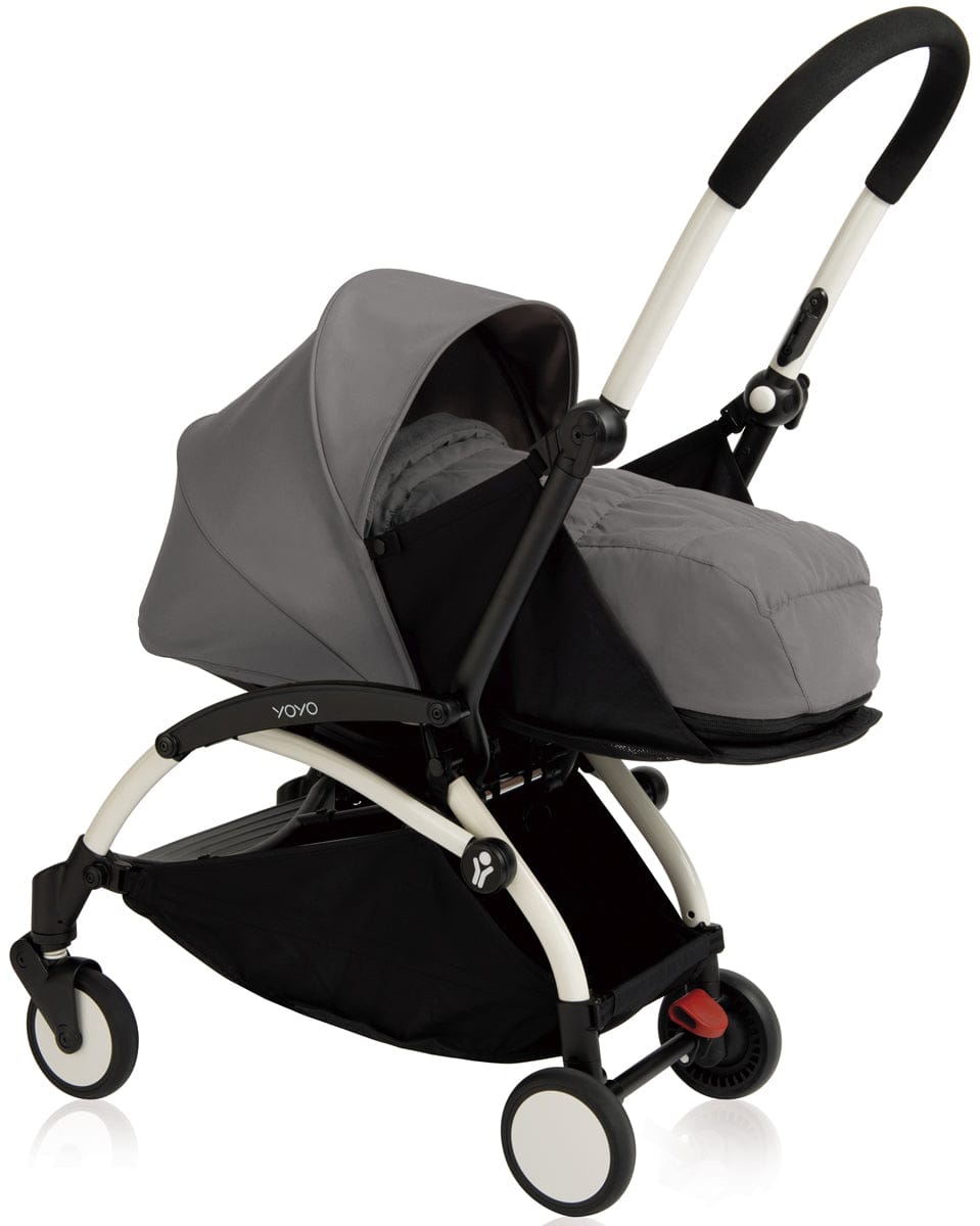 Babyzen 2018 Yoyo+ 0+ Newborn Compact Stroller - White / Grey