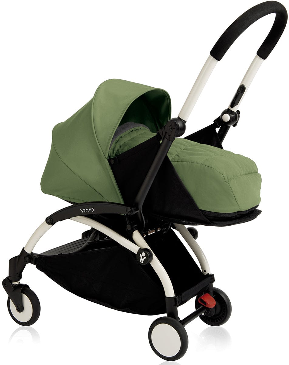 Babyzen 2018 Yoyo+ 0+ Newborn Compact Stroller - White / Peppermint