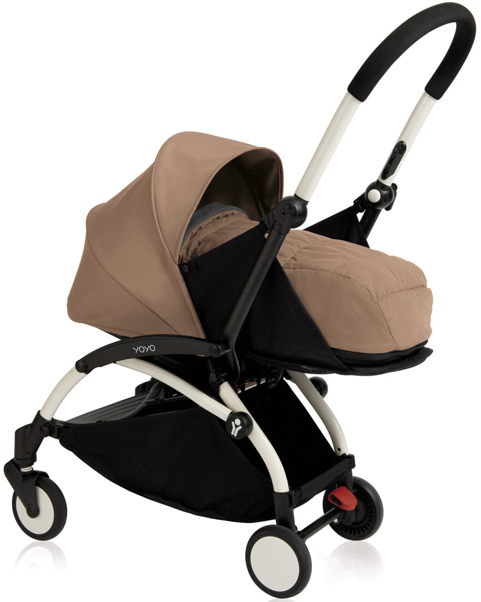 Babyzen 2018 Yoyo+ 0+ Newborn Compact Stroller - White / Taupe