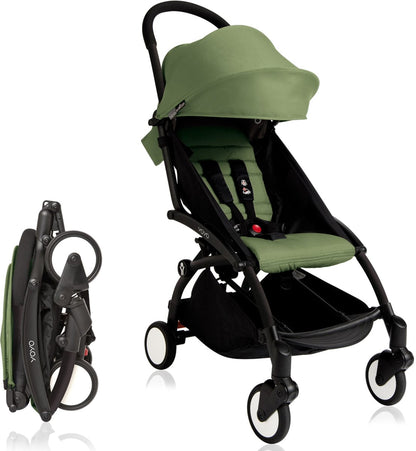 Babyzen 2018 / 2019 Yoyo+ 6+ Compact Stroller - Black / Peppermint