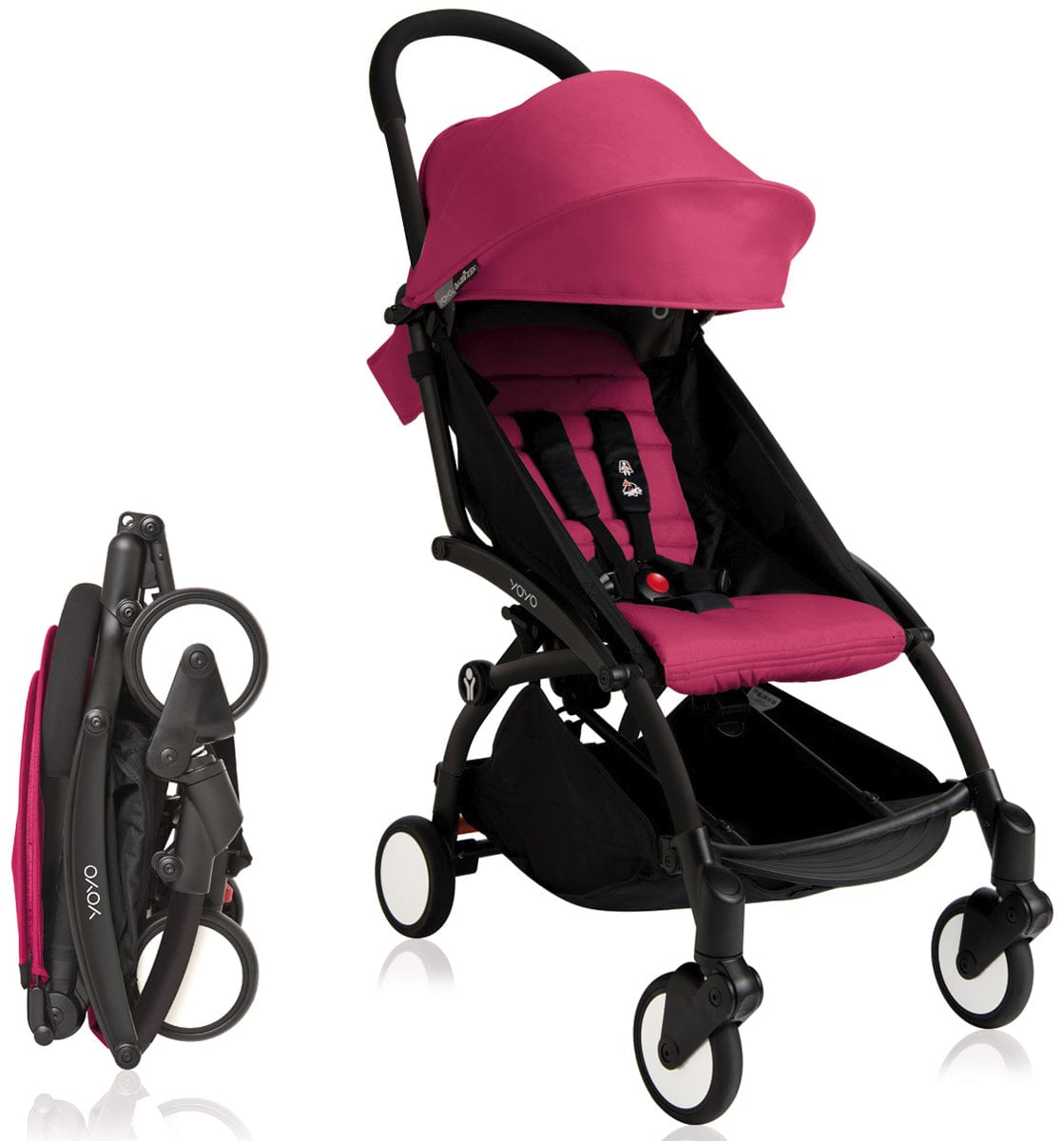 Babyzen 2018 / 2019 Yoyo+ 6+ Compact Stroller - Black / Pink