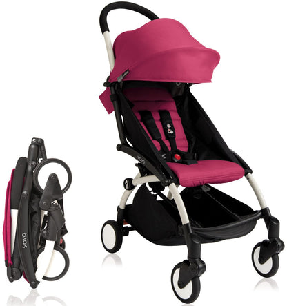 Babyzen 2018 / 2019 Yoyo+ 6+ Compact Stroller - White /Pink