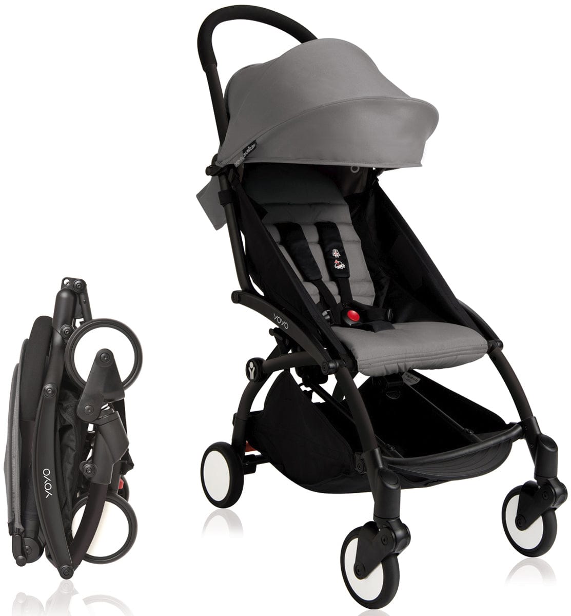 Babyzen 2018 / 2019 Yoyo+ 6+ Compact Stroller - Black / Grey - US10101-BL-GRY