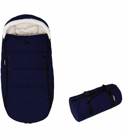 Babyzen 2018 / 2019 Yoyo+ 6+ Stroller & Polar Footmuff - Black / Blue - US10101-BL-AFB-FTMF