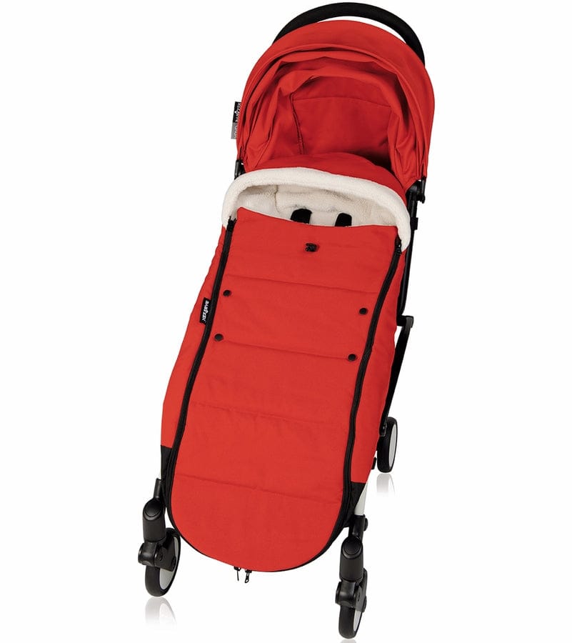Babyzen 2018 / 2019 Yoyo+ 6+ Stroller & Polar Footmuff - Black / Red - US10101-BL-RED-FTMF