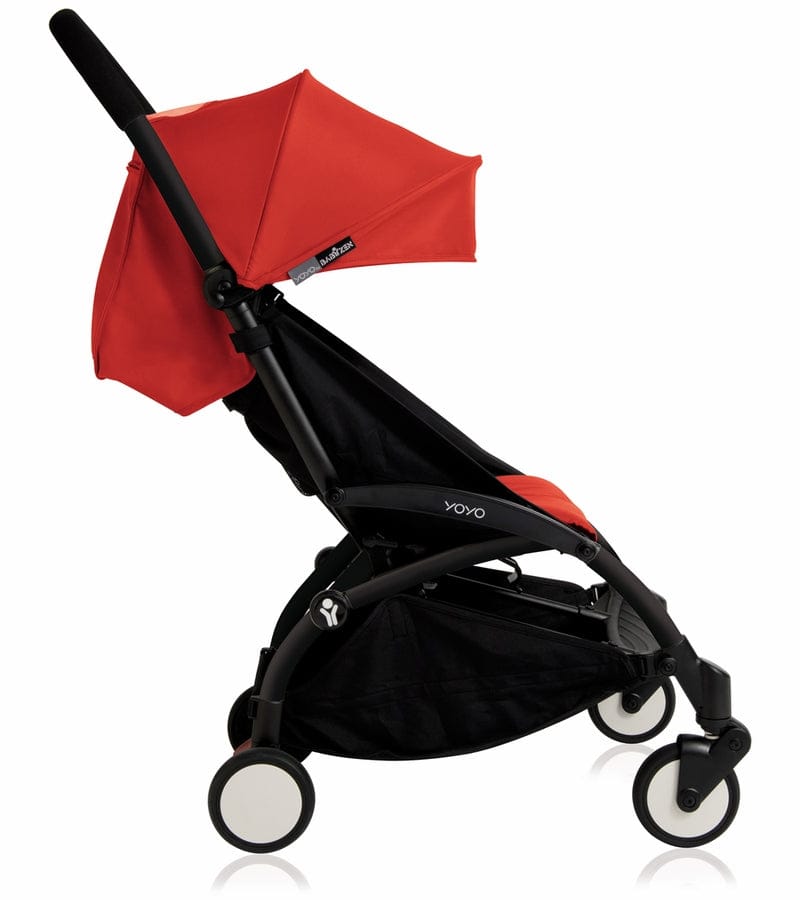 Babyzen 2018 / 2019 Yoyo+ 6+ Stroller & Polar Footmuff - Black / Red - US10101-BL-RED-FTMF
