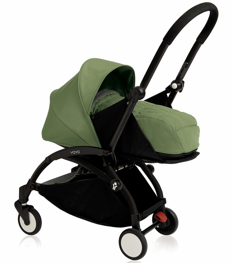 Babyzen 2019 Yoyo+ 0+ Newborn Compact Stroller - Black / Peppermint - US10101-02-US10107-08