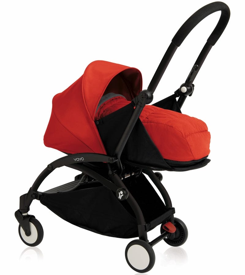 Babyzen 2019 Yoyo+ 0+ Newborn Compact Stroller - Black / Red - US10101-02-US10107-04
