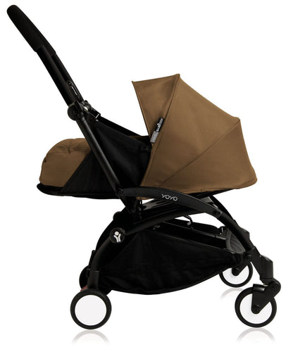 Babyzen 2019 Yoyo+ 0+ Newborn Compact Stroller - Black / Toffee - US10101-BL0-TOF