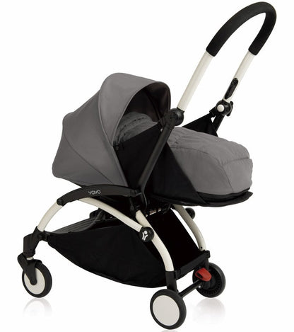 Babyzen 2019 Yoyo+ 0+ Newborn Compact Stroller - White /Grey - US10101-01-US10107-03
