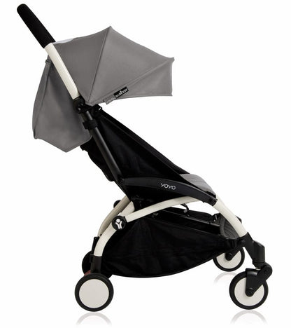 Babyzen 2019 YOYO+ 6+ Compact Stroller Bundle - White / Grey - CYB-WHT-GRY