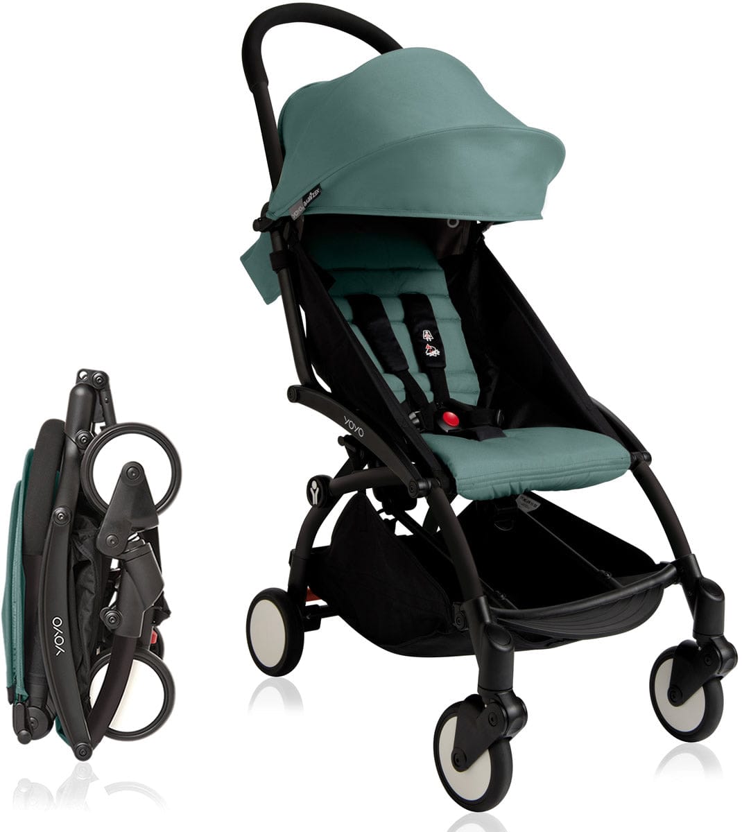 Babyzen 2018 / 2019 Yoyo+ 6+ Stroller - Black / Aqua