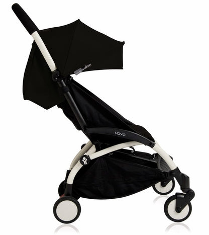 Babyzen 2019 YOYO+ 6+ Compact Stroller Bundle - White / Black - CYB-WHT-BLK