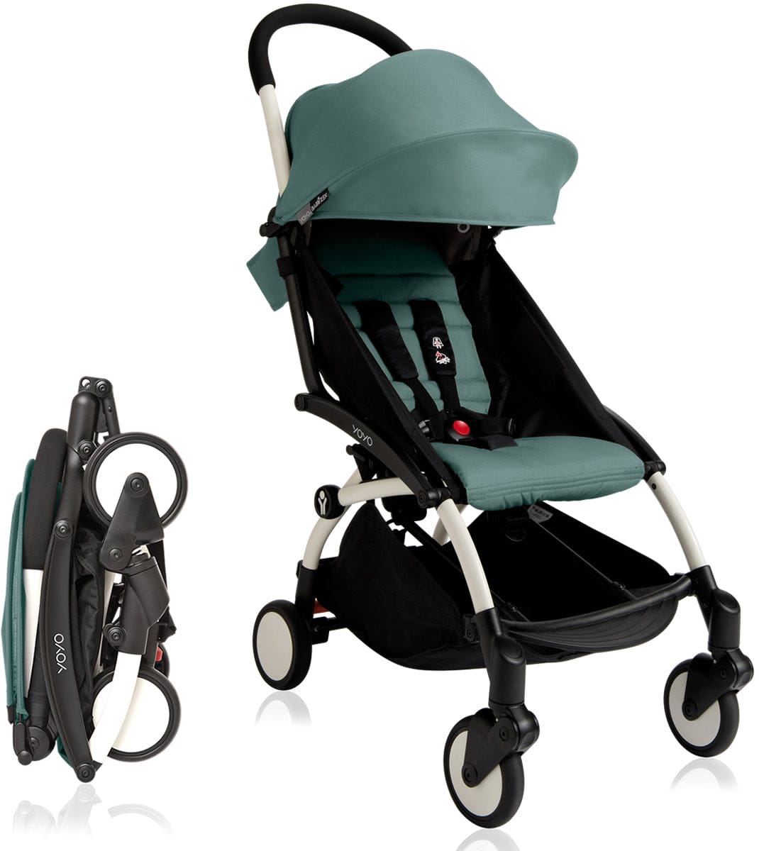 Babyzen 2018 / 2019 Yoyo+ 6+ Stroller - White / Aqua