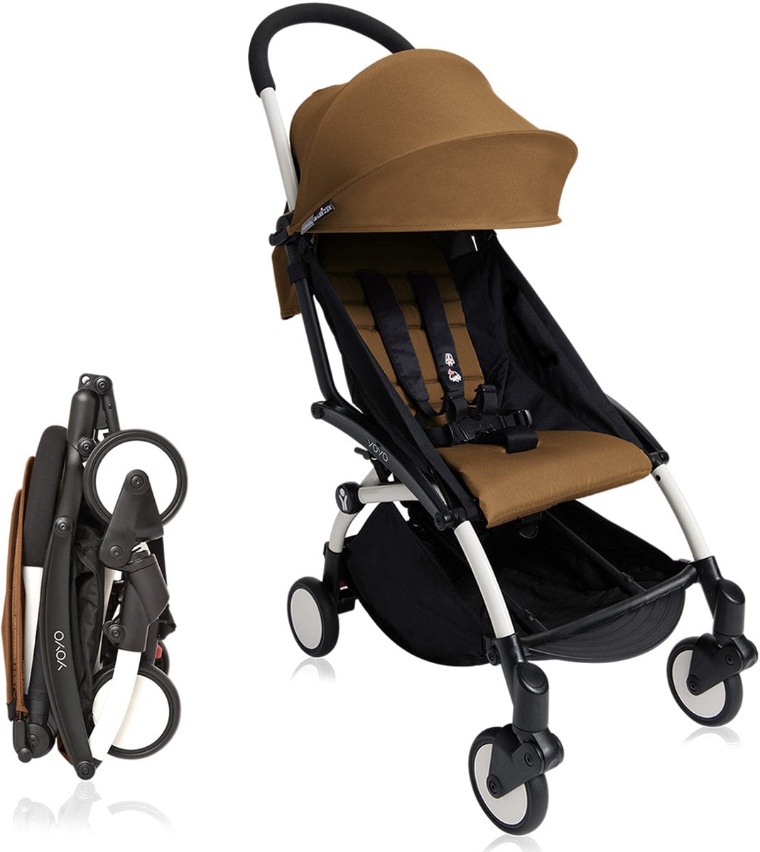 Babyzen 2018 / 2019 Yoyo+ 6+ Compact Stroller - White / Toffee