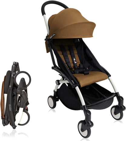 Babyzen 2018 / 2019 Yoyo+ 6+ Compact Stroller - White / Toffee