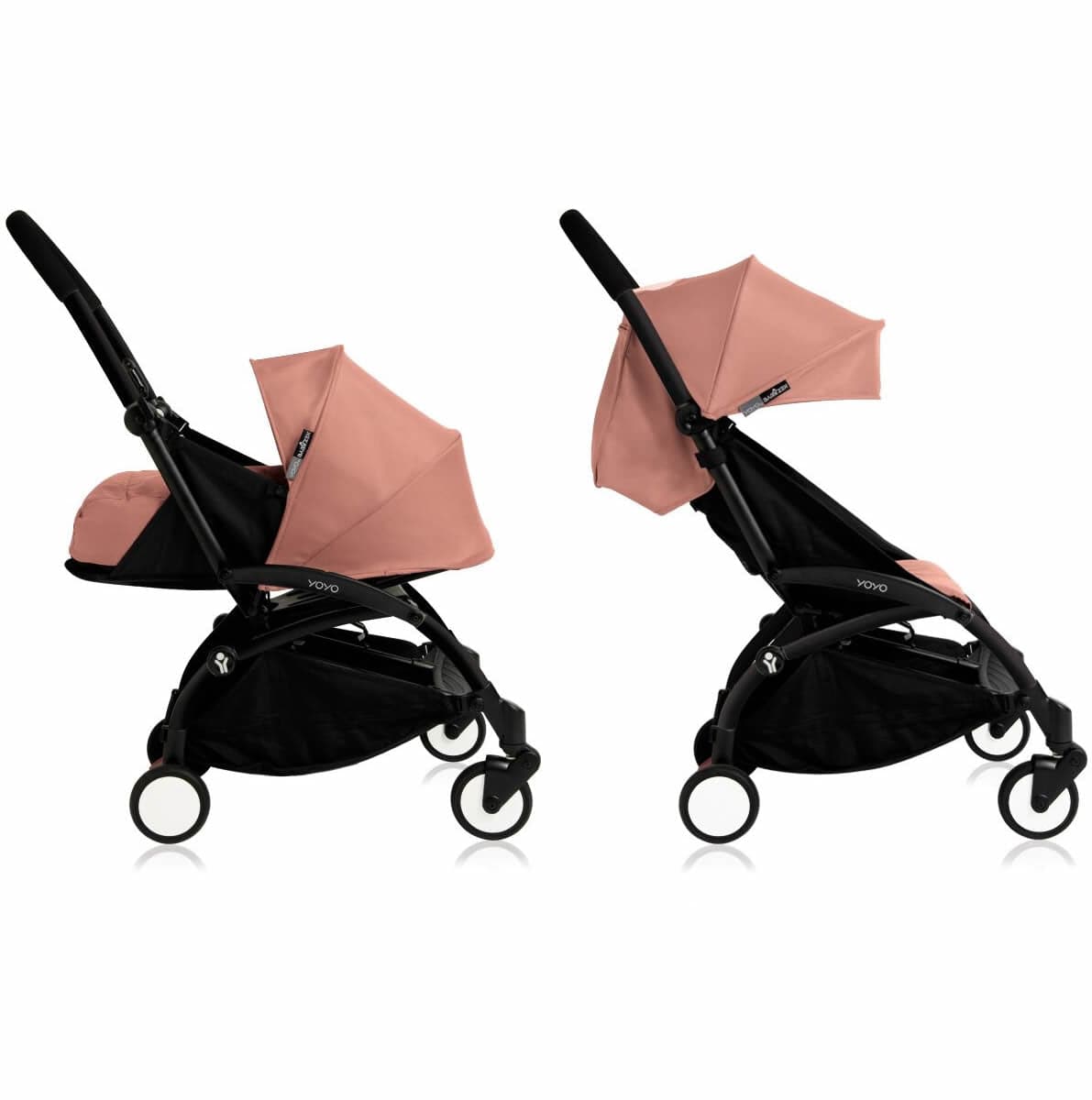 Babyzen Yoyo 0+/6+ Complete Stroller - Black/Ginger