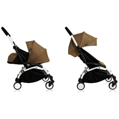 Babyzen Yoyo 0+/6+ Complete Stroller - White/Toffee