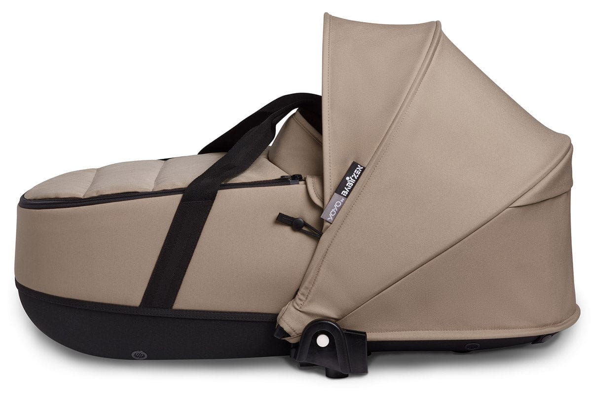 Babyzen YOYO2 Ultra Compact Complete 6+ Stroller with Bassinet - Black/Taupe