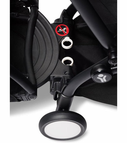 Babyzen YOYO Connect Double Stroller Bassinet / 6+ Bundle - Black / Olive - BASDBL-604902-604611