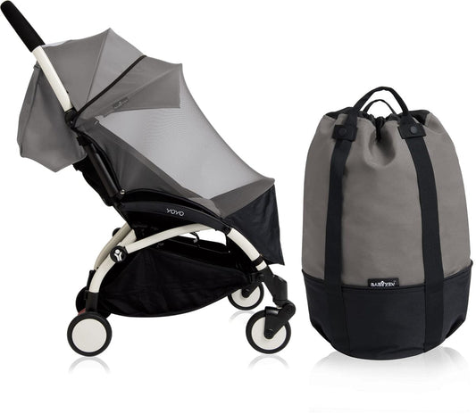 Babyzen YOYO+ Rolling Bag & Insect Shield - Grey - BZ10212-03-BZ10204-01