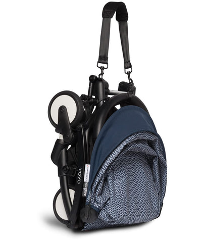 Babyzen YOYO2 6+ & Clek Liingo Travel System - Black / Air France Blue - US10109-02-BZ10108-11-MAMMOTH