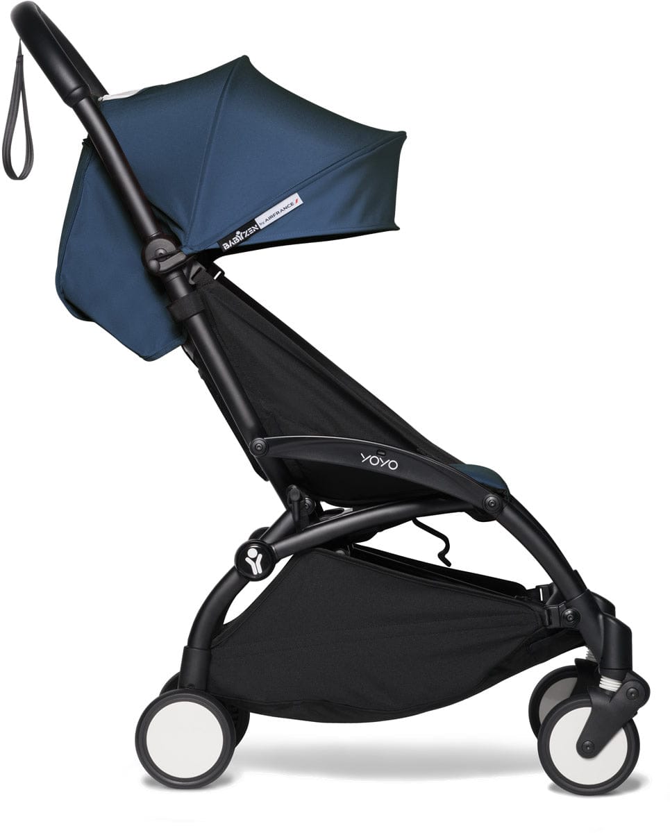 Babyzen YOYO2 6+ & Clek Liingo Travel System - Black / Air France Blue - US10109-02-US10108-11-CARBON