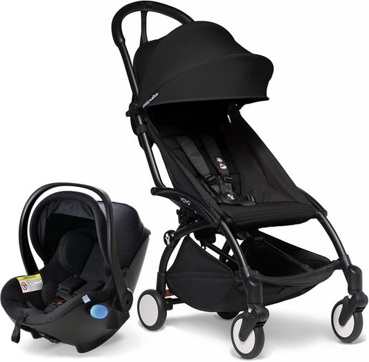 Babyzen YOYO2 6+ & Clek Liingo Travel System - Black / Black - US10109-02-BZ10104-05-MAMMOTH