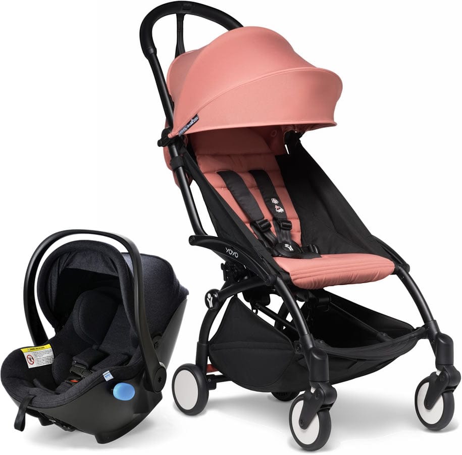 Babyzen YOYO2 6+ & Clek Liingo Travel System - Black / Ginger - US10109-02-BZ10104-09-MAMMOTH