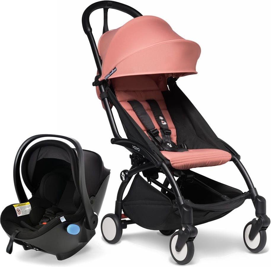 Babyzen YOYO2 6+ & Clek Liingo Travel System - Black / Ginger - US10109-02-US10112-09-CARBON