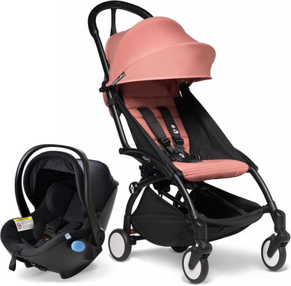 Babyzen YOYO2 6+ & Clek Liingo Travel System - Black / Ginger - US10109-02-BZ10104-09-MAMMOTH