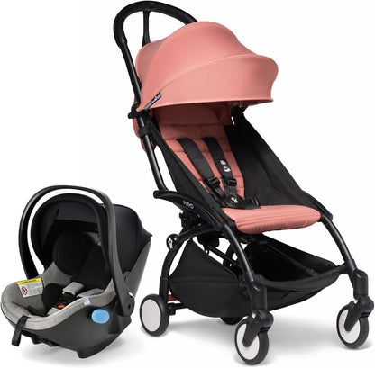 Babyzen YOYO2 6+ & Clek Liingo Travel System - Black / Ginger - US10109-02-BZ10104-09-THUNDER