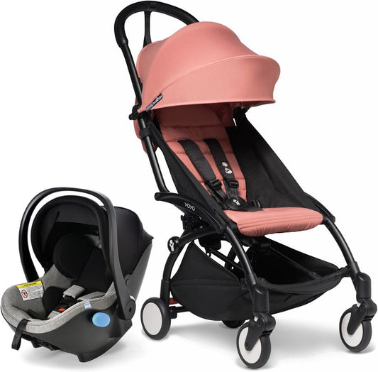 Babyzen YOYO2 6+ & Clek Liingo Travel System - Black / Ginger - US10109-02-BZ10104-09-THUNDER