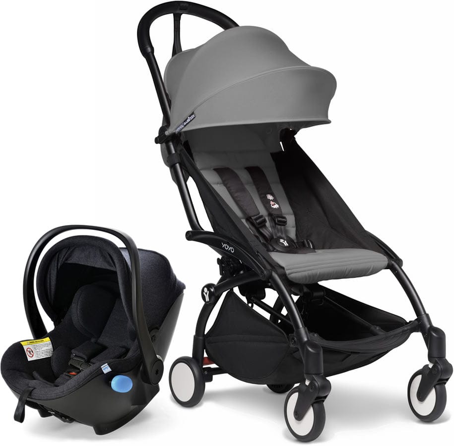 Babyzen YOYO2 6+ & Clek Liingo Travel System - Black / Grey - US10109-02-BZ10104-03-MAMMOTH