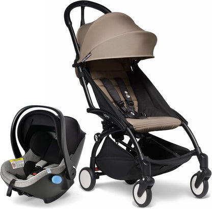 Babyzen YOYO2 6+ & Clek Liingo Travel System - Black / Taupe - US10109-02-BZ10104-06-THUNDER
