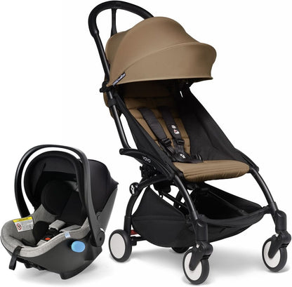Babyzen YOYO2 6+ & Clek Liingo Travel System - Black / Toffee - US10109-02-BZ10104-12-THUNDER