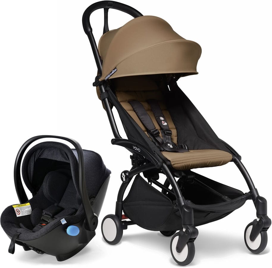 Babyzen YOYO2 6+ & Clek Liingo Travel System - Black / Toffee - US10109-02-BZ10104-12-MAMMOTH