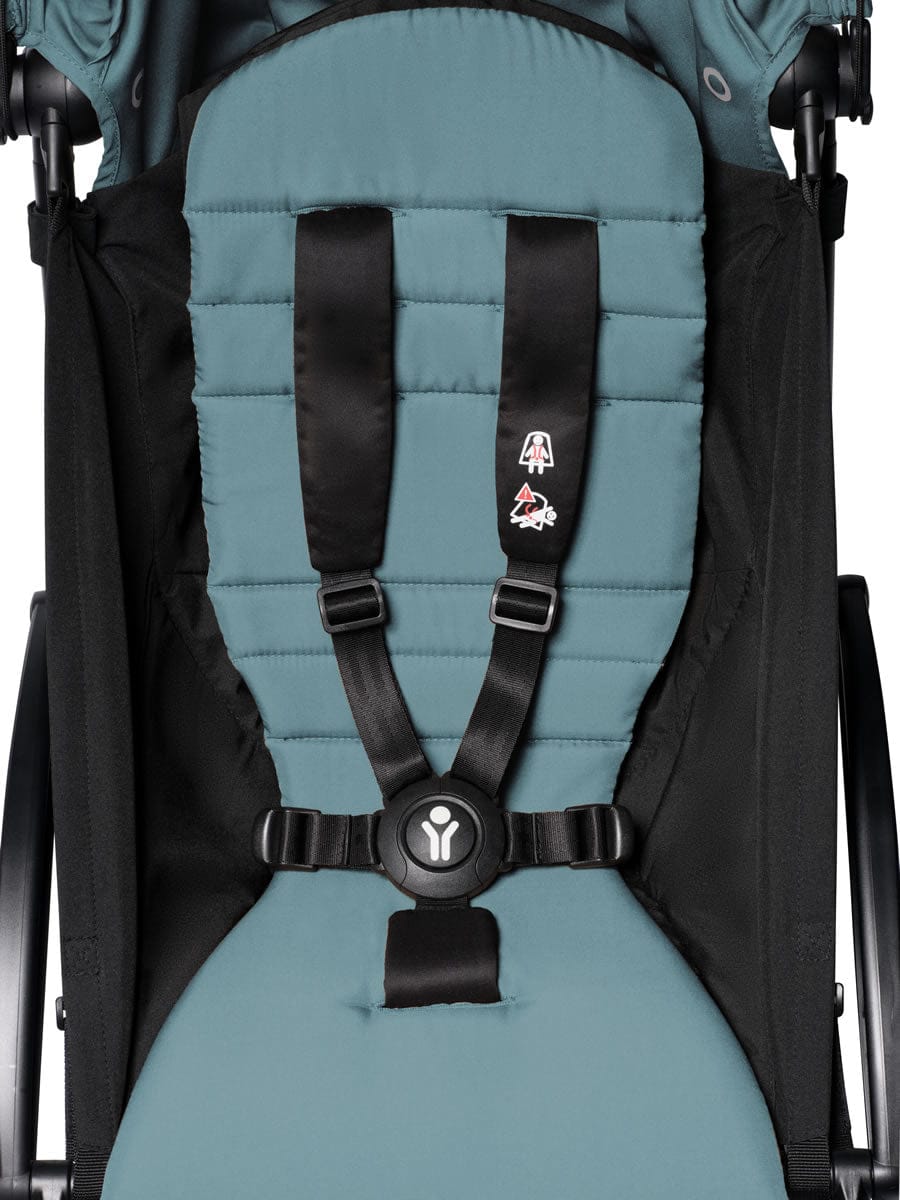 Babyzen YOYO2 6+ & Clek Liingo Travel System - Black / Aqua - US10109-02-BZ10104-13-THUNDER