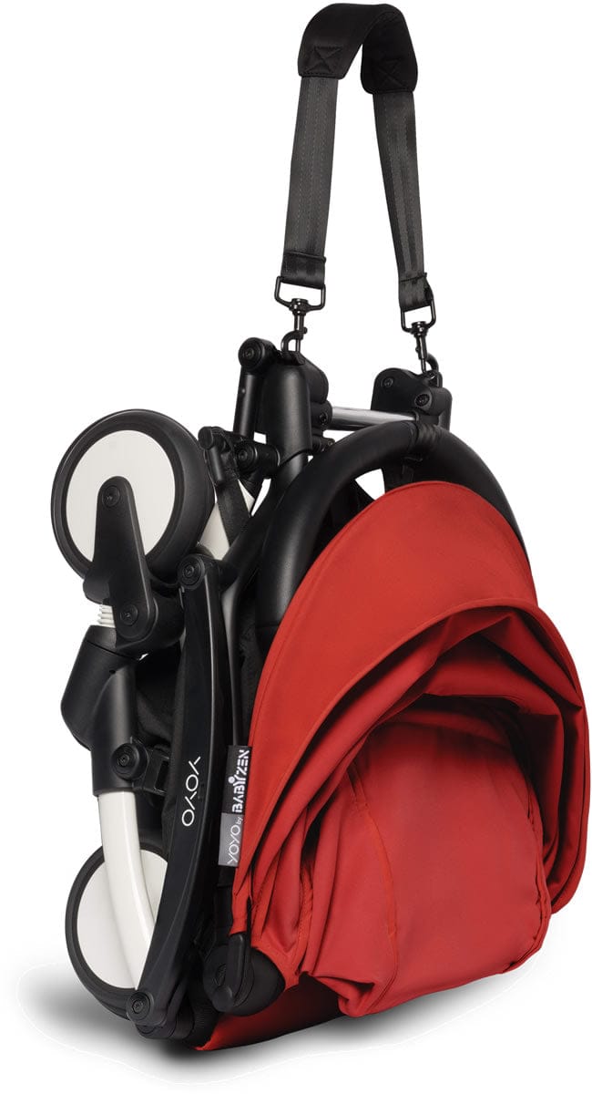 Babyzen YOYO2 6+ & Clek Liingo Travel System - White / Red - US10109-01-US10104-04-CARBON