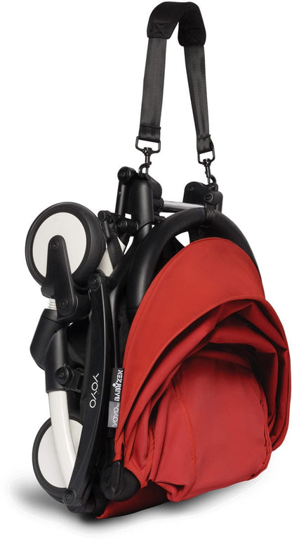 Babyzen YOYO2 6+ & Clek Liingo Travel System - White / Red - US10109-01-US10104-04-CARBON