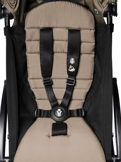 Babyzen YOYO2 6+ & Clek Liingo Travel System - White / Taupe - US10109-01-US10112-06-CARBON