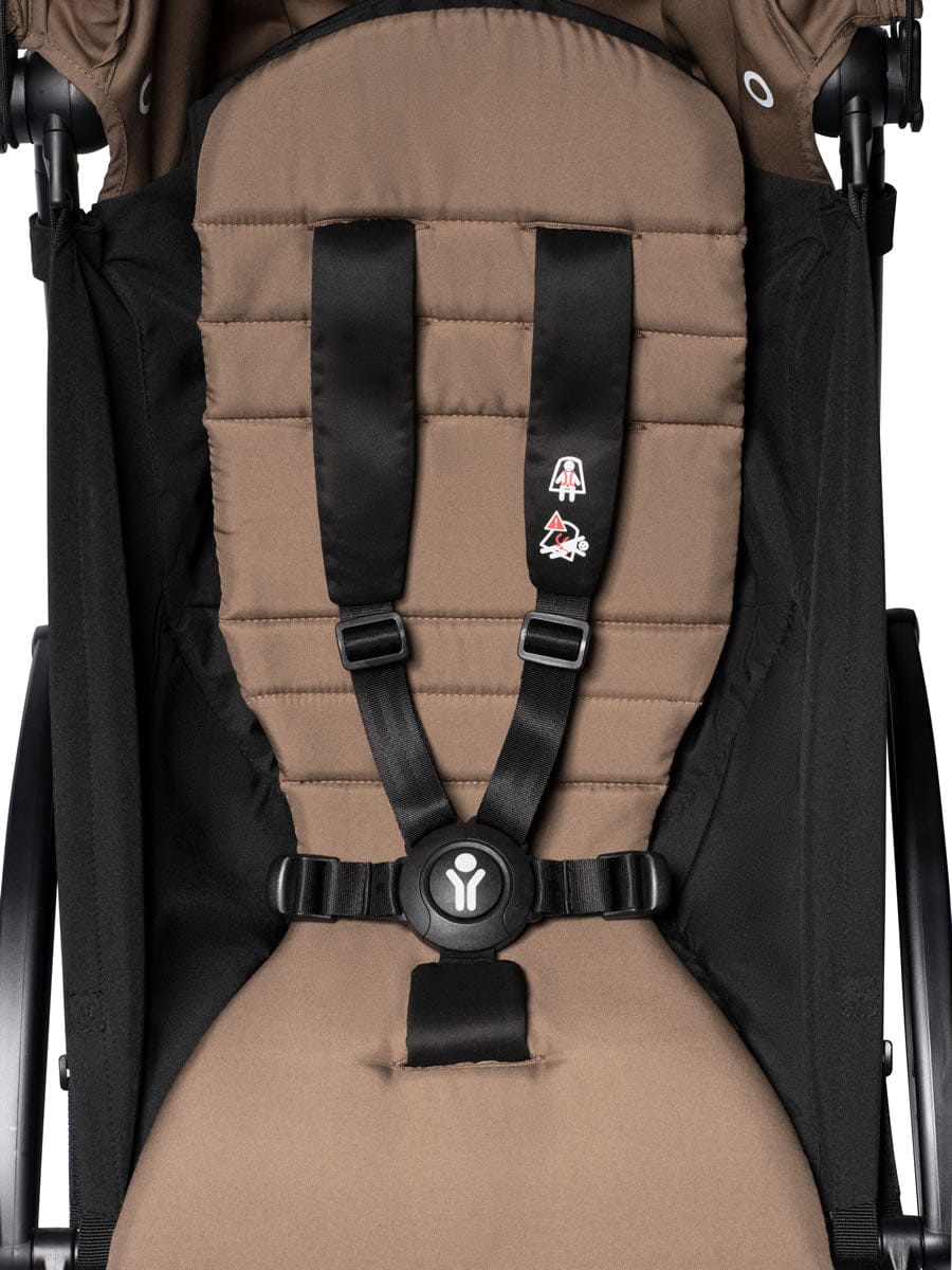 Babyzen YOYO2 6+ & Clek Liingo Travel System - White / Toffee - US10109-01-US10112-12-CARBON